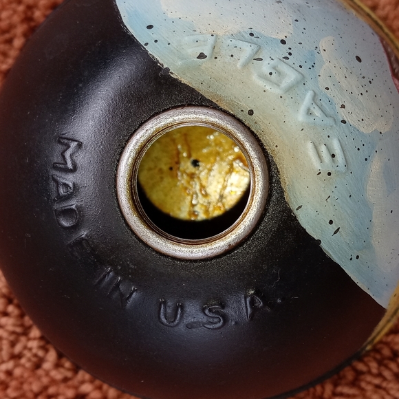 VINTAGE TIN THUMB PUMP OIL CAN BY EAGLE - Picture 9 of 9